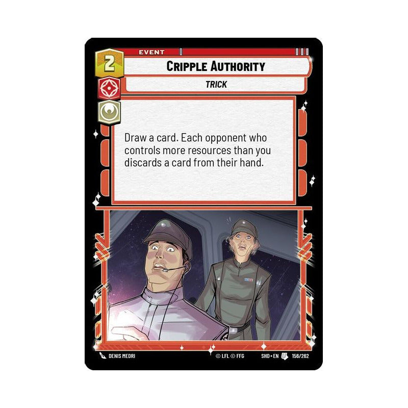 Star Wars Tcg: Sotg - 156/262 - Cripple Authority [foil]