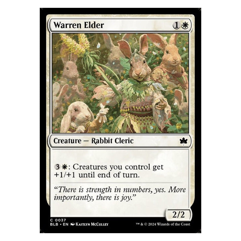 Mtg: Bloomburrow - 037 - Warren Elder [foil]