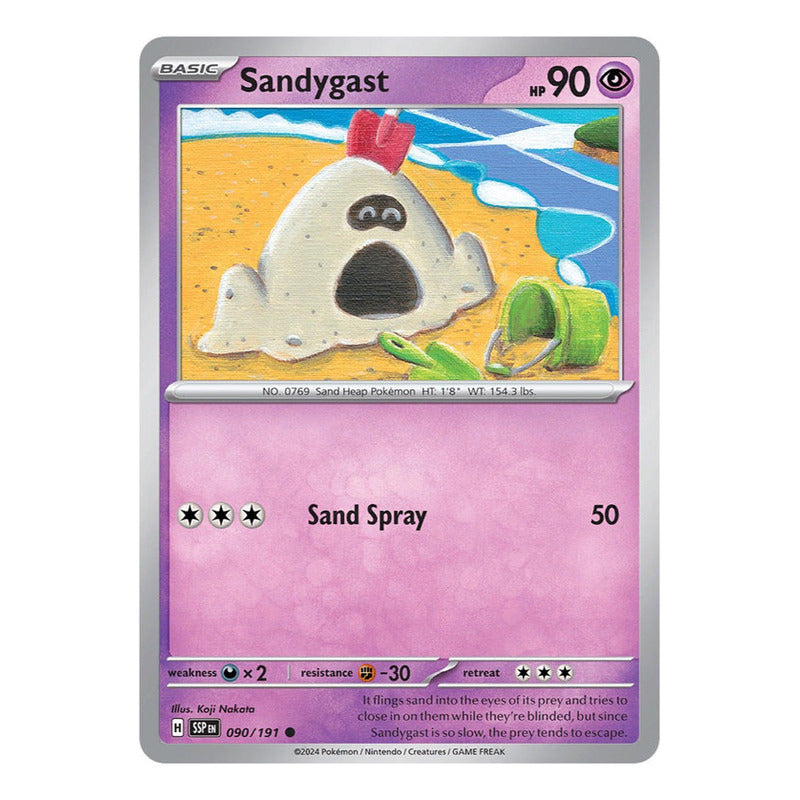 Pokémon Tcg: Surging Sparks - 090/191 - Sandygast