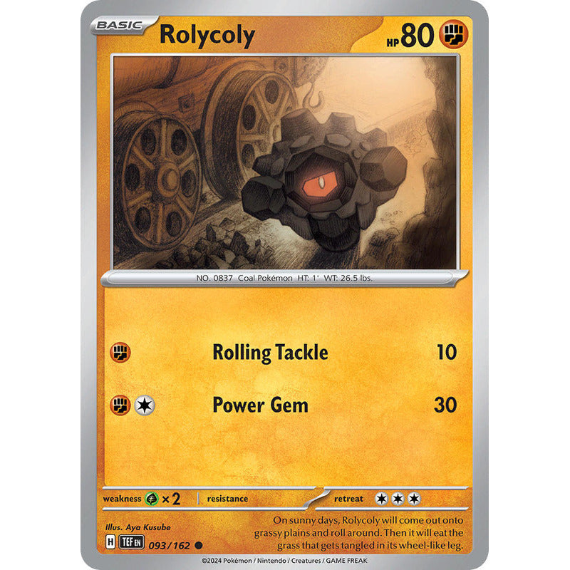 Temporal Forces - 093/162 - Rolycoly (reverse)