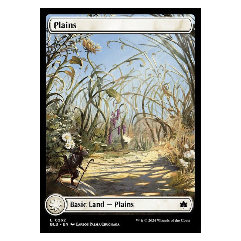 Mtg: Bloomburrow - 262 - Plains [foil]