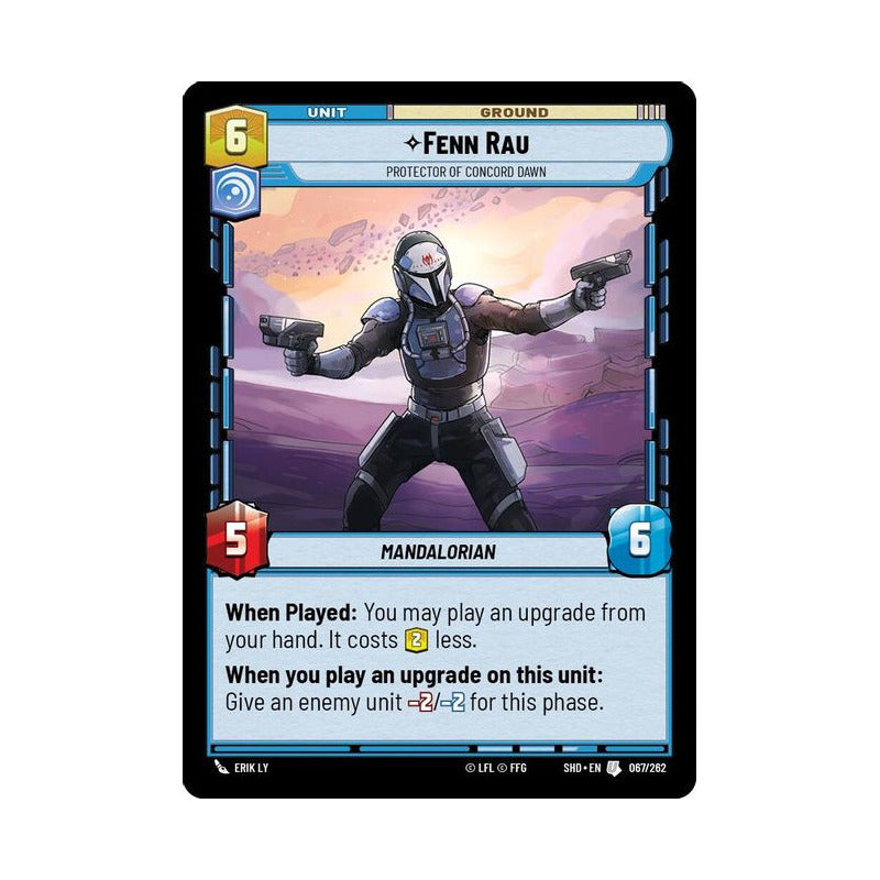 Star Wars Tcg: Sotg - 067/262 - Fenn Rau [foil]