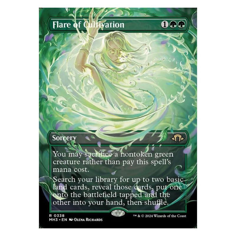 Mtg: Mh3 - 338 - Flare Of Cultivation [borderless]