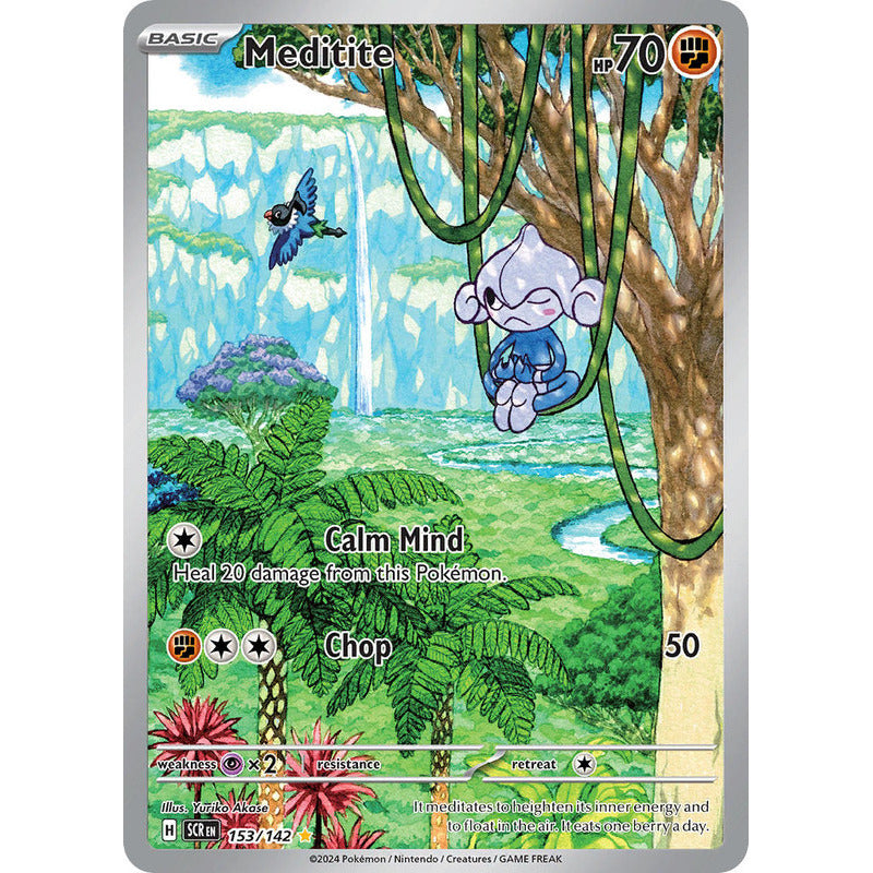 Pokémon Tcg: Stellar Crown - 153/142 - Meditite