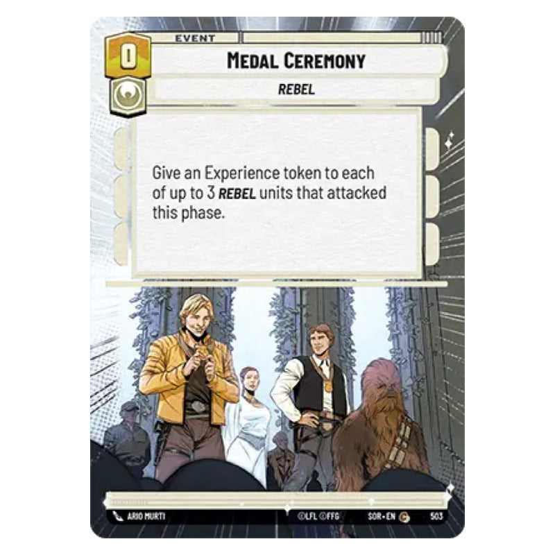 Star Wars Tcg: Sor - 503 - Medal Ceremony [hyperspace Foil]