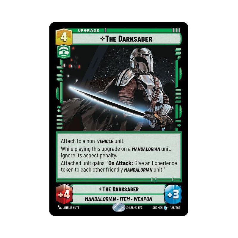 Star Wars Tcg: Sotg - 126/262 - The Darksaber (l) [foil]