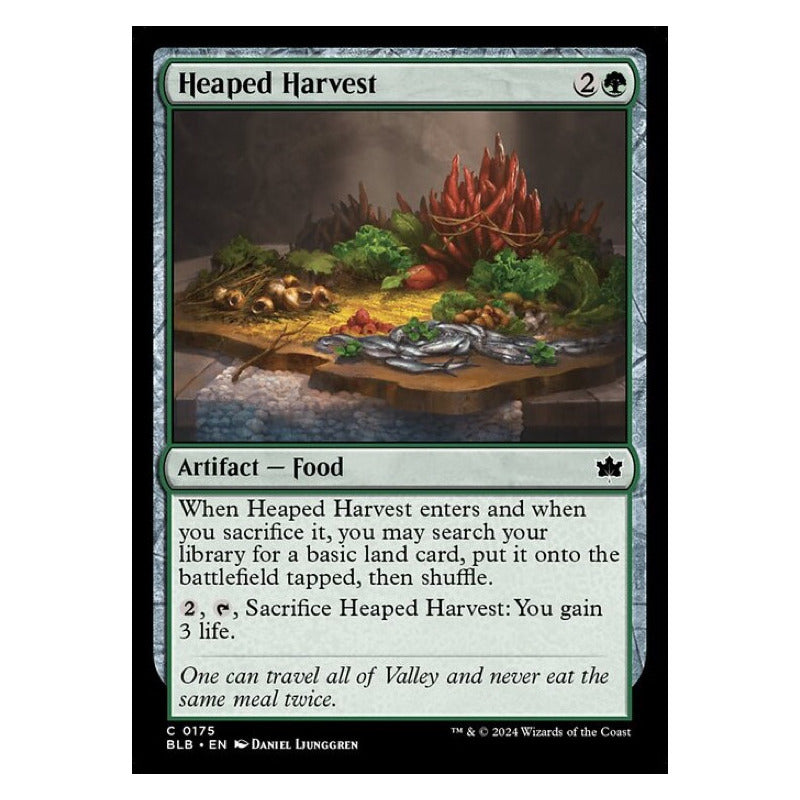 Mtg: Bloomburrow - 175 - Heaped Harvest [foil]