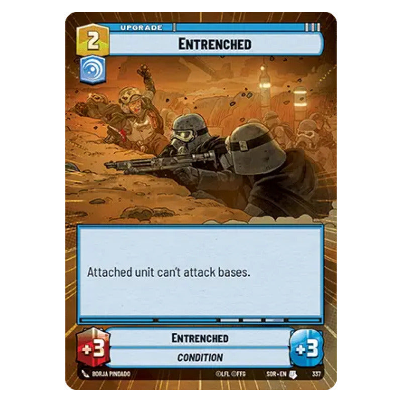 Star Wars Tcg: Sor - 337 - Entrenched [hyperspace]