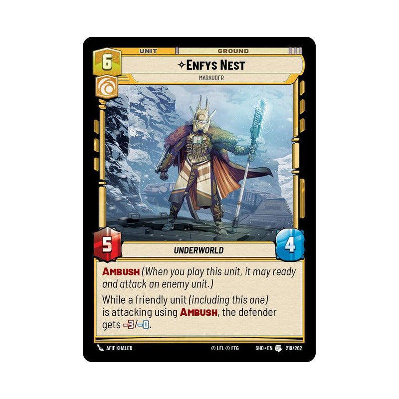 Star Wars Tcg: Sotg - 219/262 - Enfys Nest [foil]