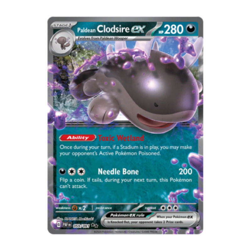 Paldean Fates - 059/091 - Paldean Clodsire Ex