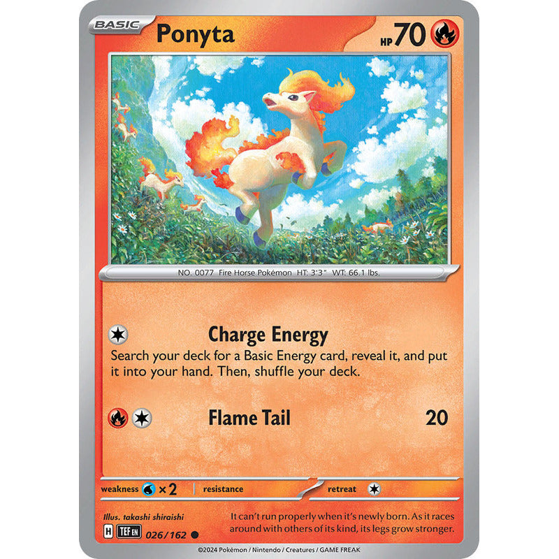 Temporal Forces - 026/162 - Ponyta (reverse)