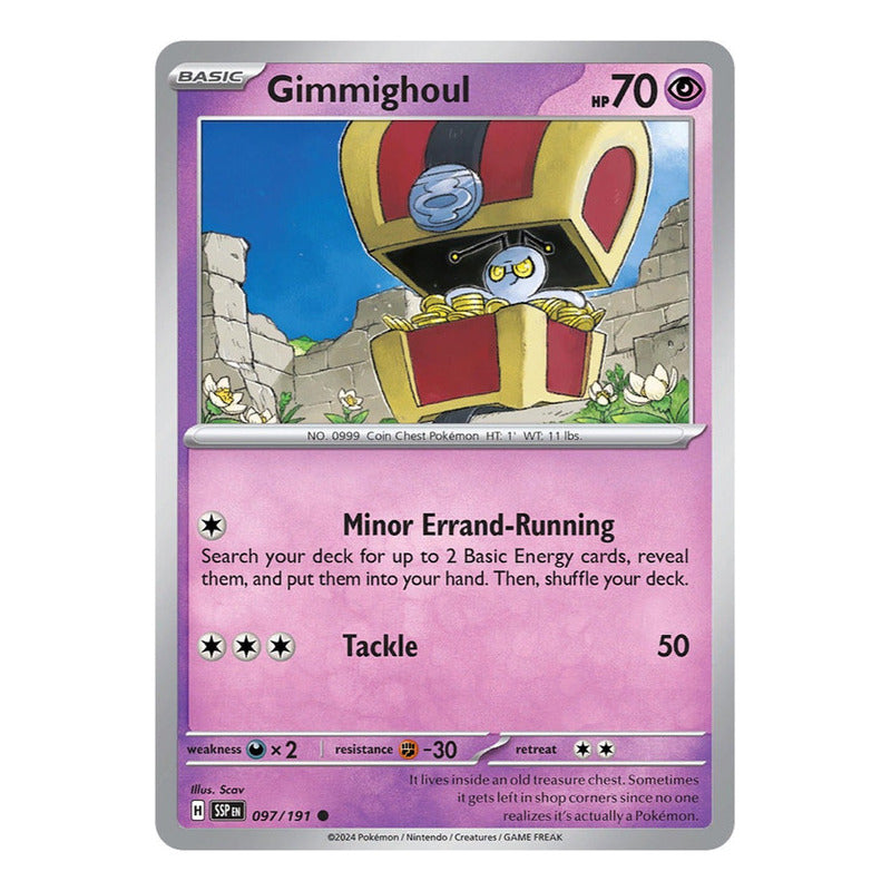 Pokémon Tcg: Surging Sparks - 097/191 - Gimmighoul