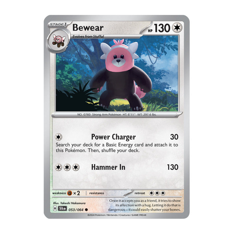 Pokémon Tcg: Shrouded Fab - 053/064 - Bewear