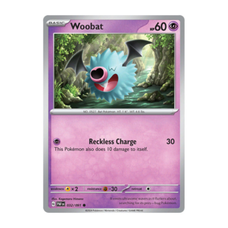 Paldean Fates - 032/091 - Woobat