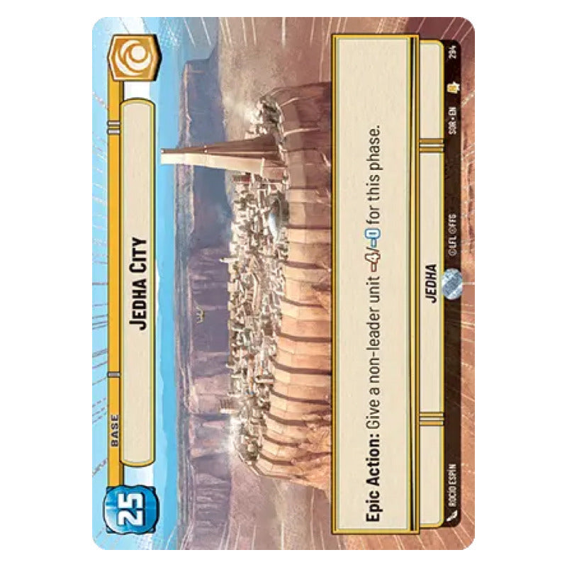 Star Wars Tcg: Sor - 294 - Jedha City [hyperspace]