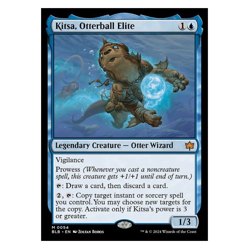 Mtg: Bloomburrow - 054 - Kitsa, Otterball Elite [foil]