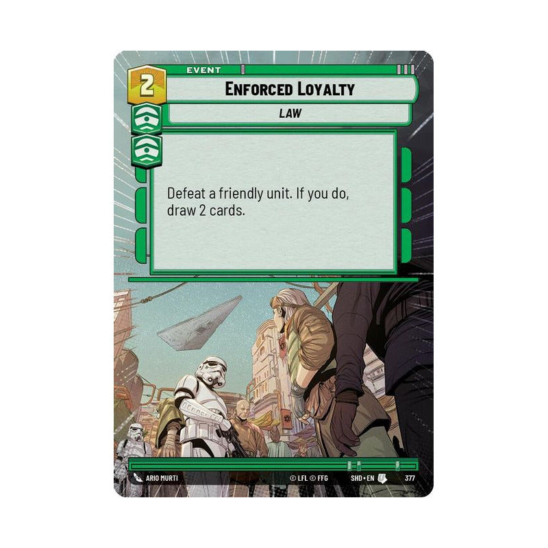 Star Wars Tcg: Sotg - 377 - Enforced Loyalty [hyperspace]