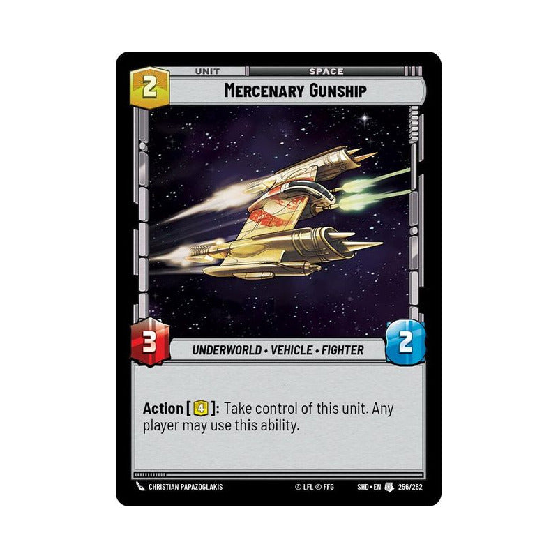 Star Wars Tcg: Sotg - 256/262 - Mercenary Gunship [foil]