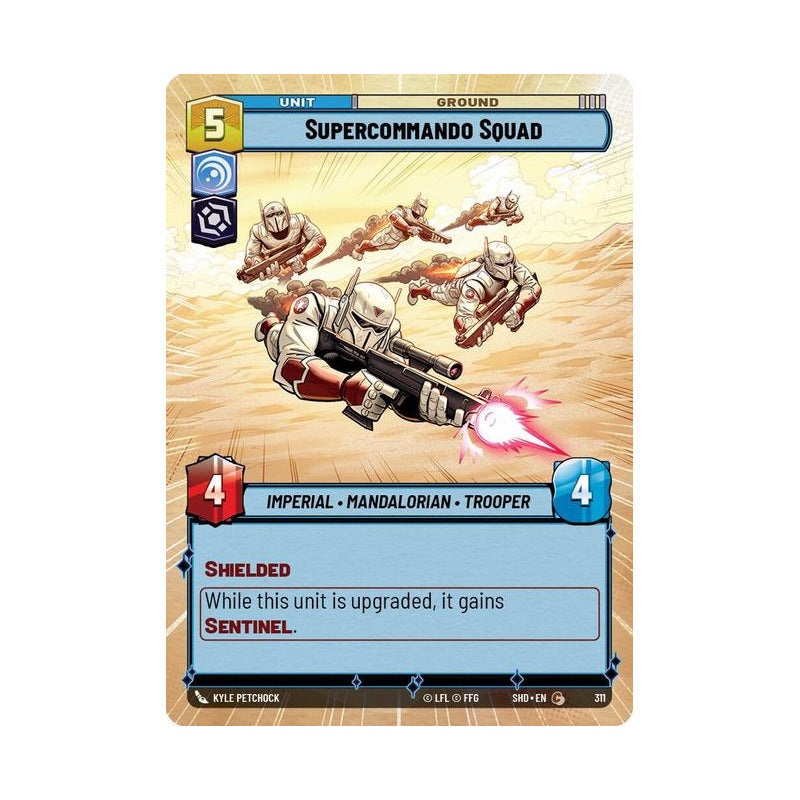 Star Wars Tcg: Sotg - 311 - Supercommando  [hyperspace Foil]