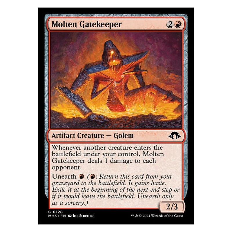 Mtg: Mh3 - 128 - Molten Gatekeeper [foil]