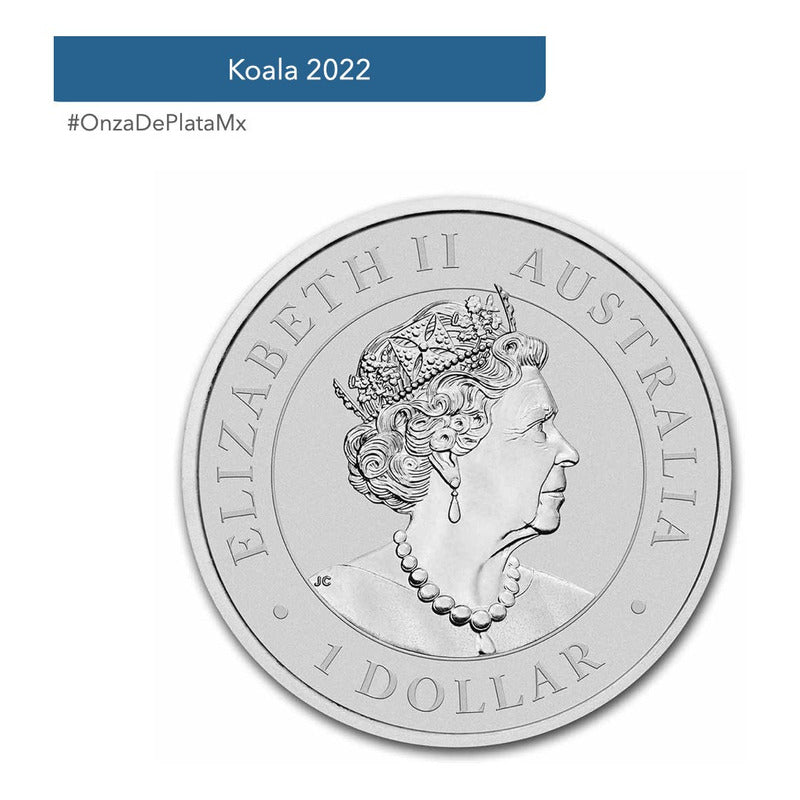 Onza Plata Pura - Koala - 2022 - Unc Moneda 1 Oz Odpmx