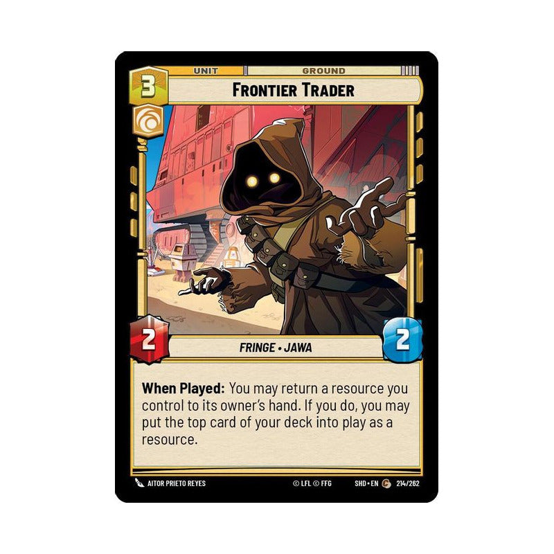 Star Wars Tcg: Sotg - 214/262 - Frontier Trader [foil]