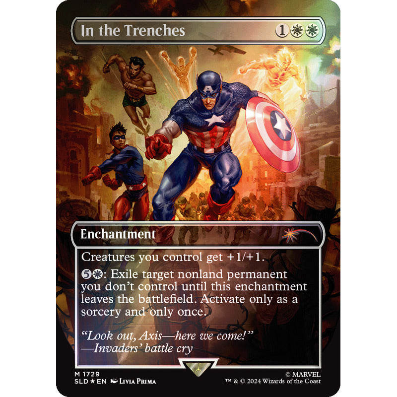 Mtg: Secret Lair Marvel - Captain America [foil]