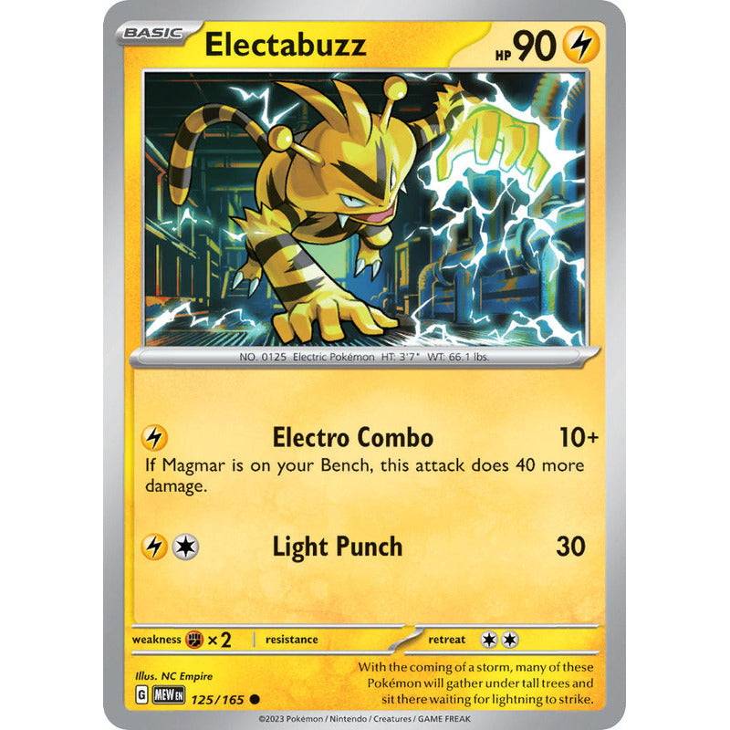 Pokémon Tcg: 151 - 125/165 - Electabuzz