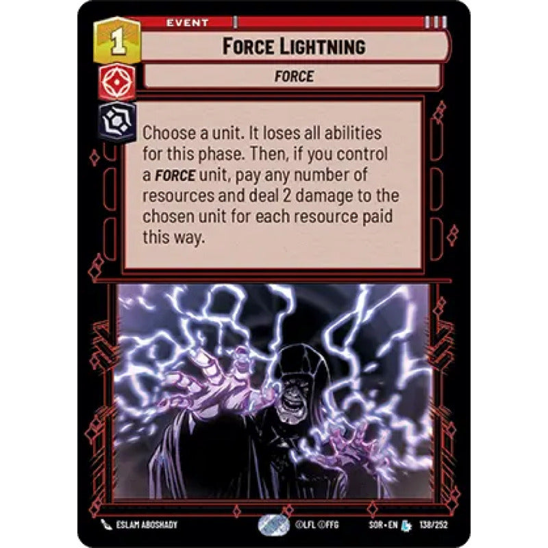 Star Wars: Sor - 138/268 - Force Lightning