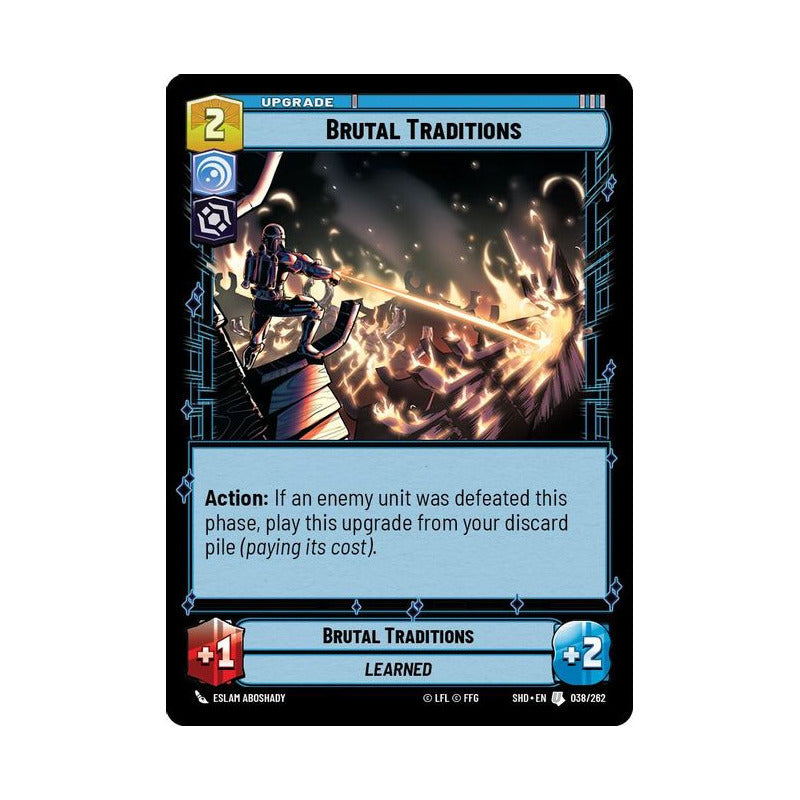 Star Wars Tcg: Sotg - 038/262 - Brutal Traditions [foil]