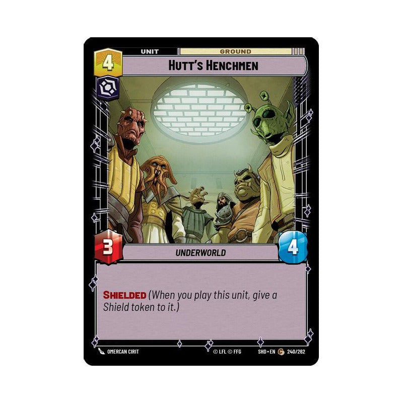 Star Wars Tcg: Sotg - 240/262 - Hutt's Henchmen [foil]