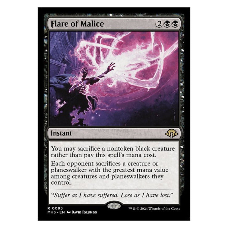 Mtg: Mh3 - 095 - Flare Of Malice [foil]