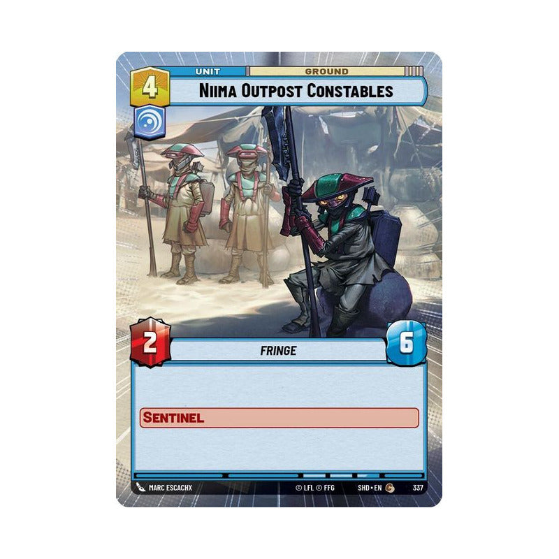 Star Wars Tcg: Sotg - 337 - Niima Outpost  [hyperspace Foil]