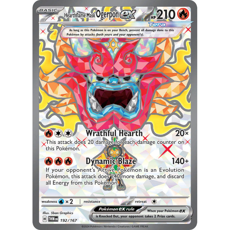 Pokémon Tcg: Twilight Masq - 192/167 - Hearthflame Ogerpon