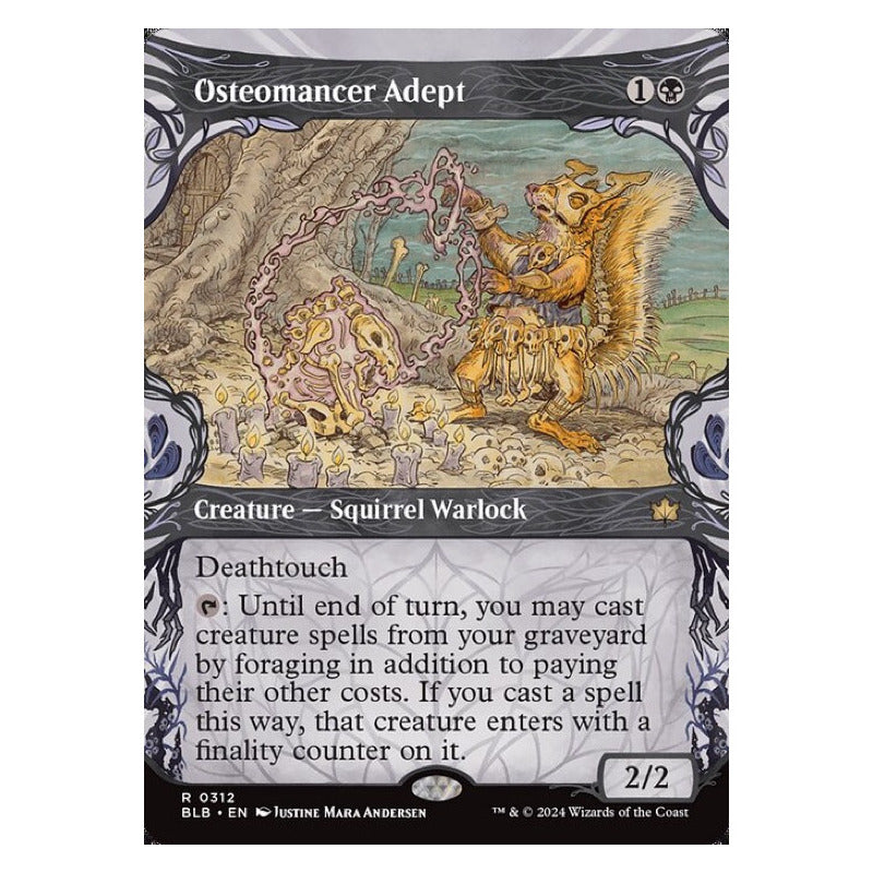 Mtg: Bloomburrow - 312 - Osteomancer Adept