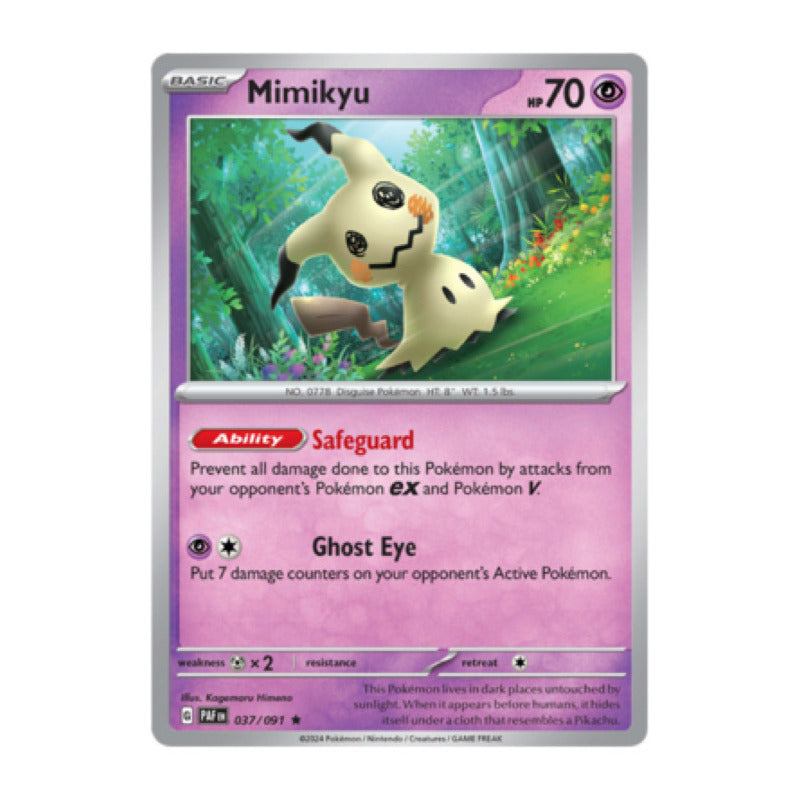 Paldean Fates - 037/091 - Mimikyu (holo)