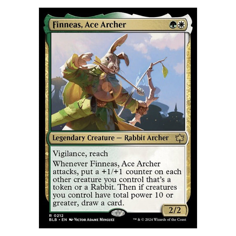 Mtg: Bloomburrow - 212 - Finneas, Ace Archer [foil]