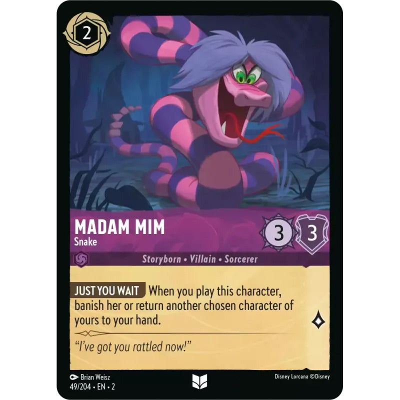 Lorcana: Rotf - 049/216 - Madam Mim - Snake