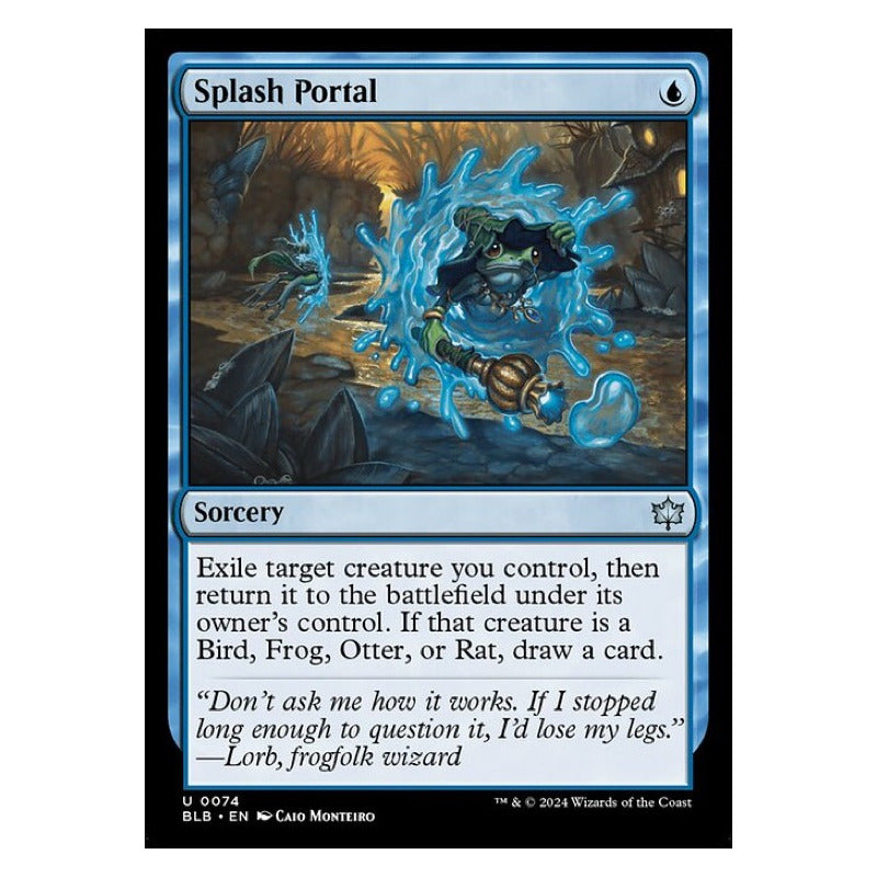 Mtg: Bloomburrow - 074 - Splash Portal [foil]