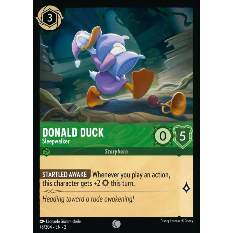 Lorcana: Rotf - 078/216 - Donald Duck - Sleepwalker