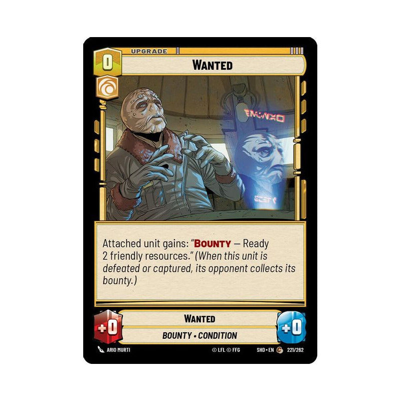 Star Wars Tcg: Sotg - 221/262 - Wanted [foil]