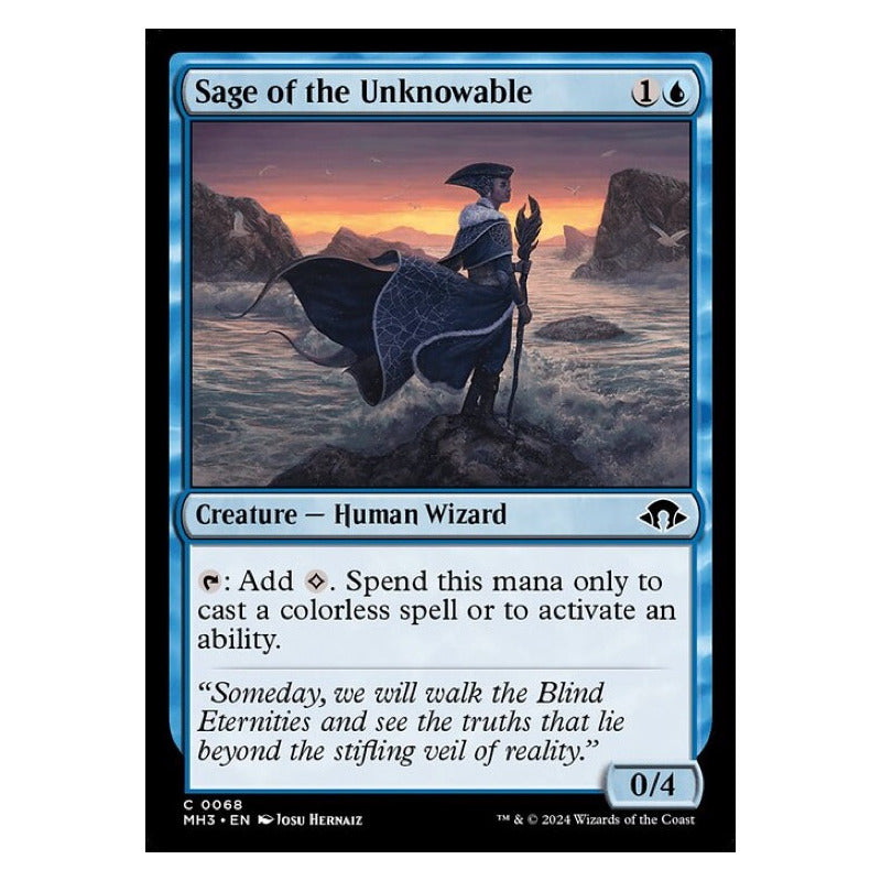 Mtg: Mh3 - 068 - Sage Of The Unknowable [foil]