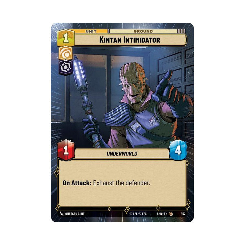 Star Wars Tcg: Sotg - 452 - Kintan Intimid [hyperspace Foil]