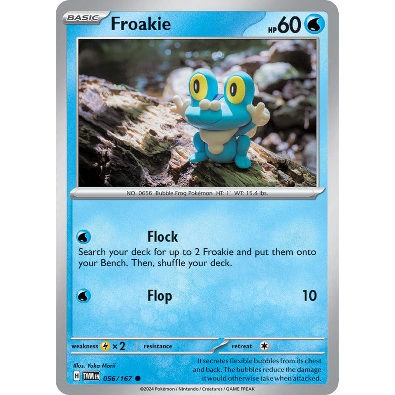 Pokémon Tcg: Twilight Masq - 056/167 - Froakie [reverse]