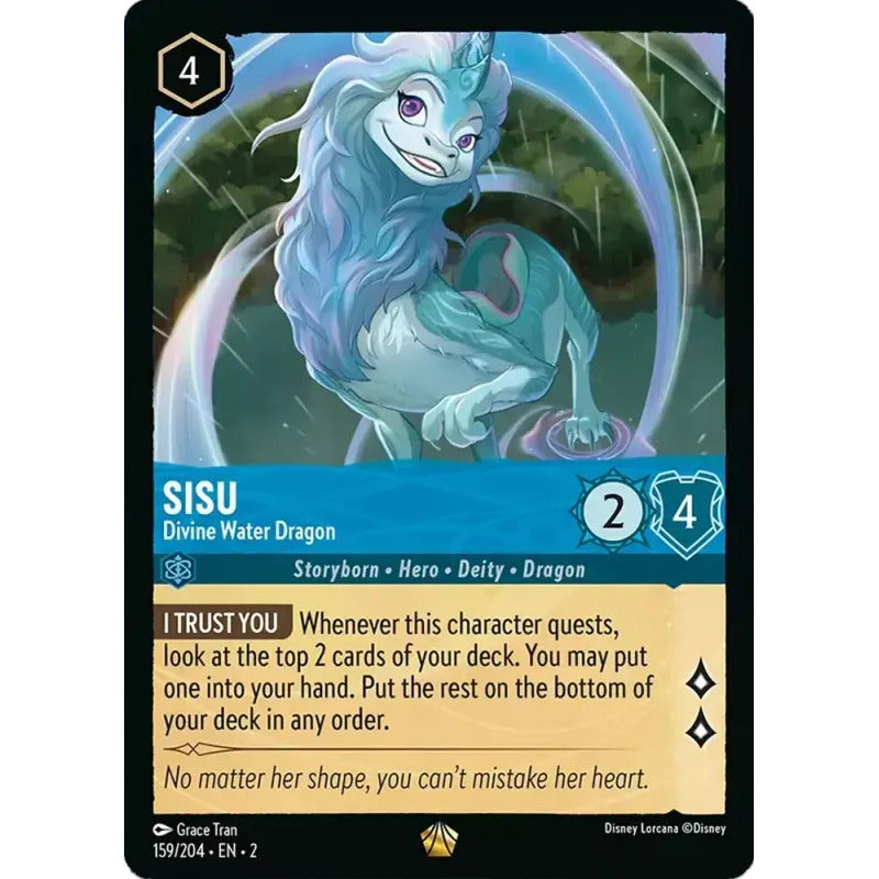 Lorcana: Rotf - 159/216 - Sisu - Divine Water Dragon