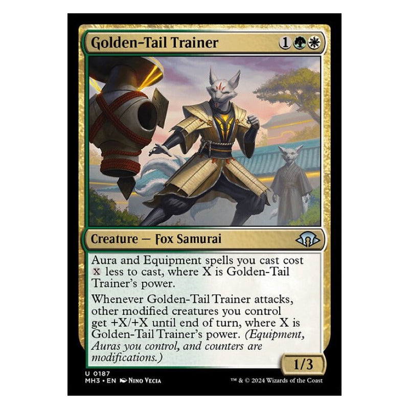 Mtg: Mh3 - 187 - Golden-tail Trainer [foil]