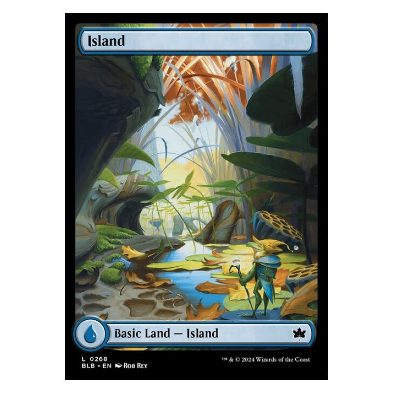 Mtg: Bloomburrow - 268 - Island [foil]