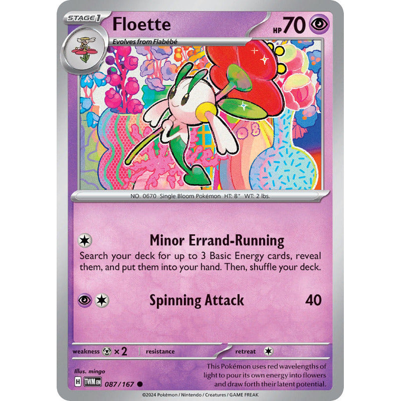 Pokémon Tcg: Twilight Masq - 087/167 - Floette