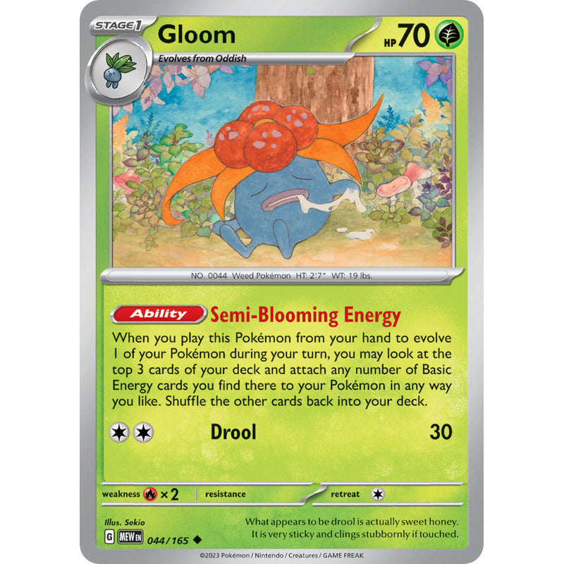 Pokémon Tcg: 151 - 044/165 - Gloom