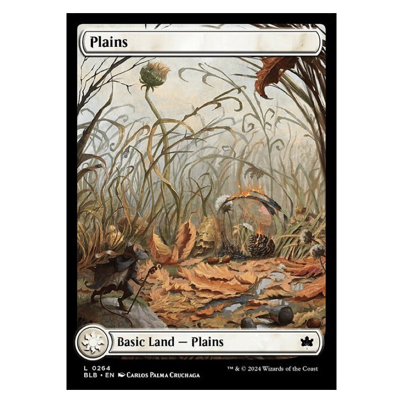 Mtg: Bloomburrow - 264 - Plains [foil]